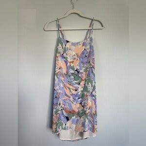 Lulu's Floral Mini Dress - Multicolor